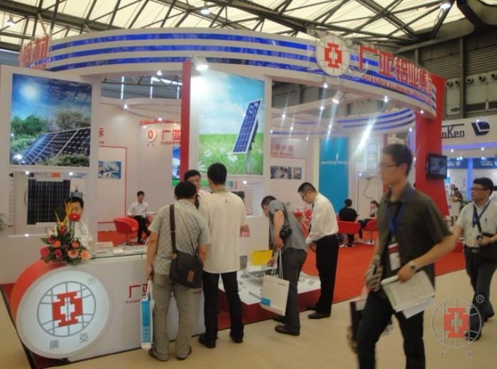 广亚铝业集团参加SNEC第六届(2012)国际太阳能光伏展